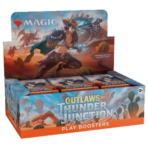 outlaws of thunder junction collector booster box|thunder junction play booster box.